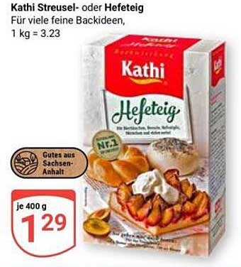 Kathi Streusel- oder Hefeteig