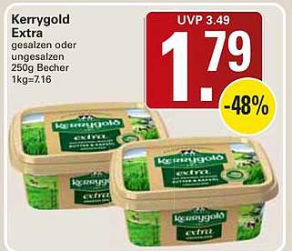 Kerrygold Extra gesalzen oder ungesalzen 250g Becher 1kg=7.16