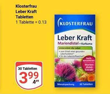Klosterfrau Leber Kraft Tabletten