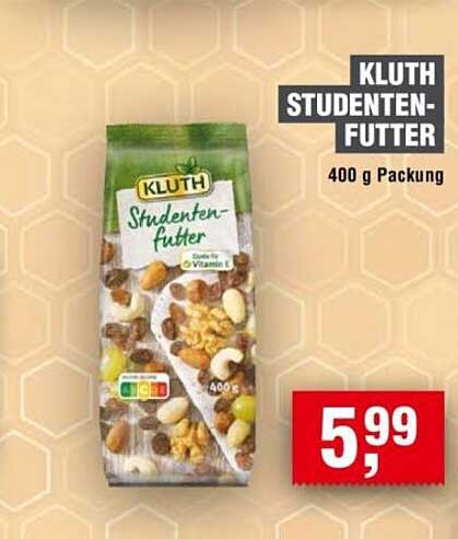 KLUTH STUDENTEN-FUTTER 400 g Packung