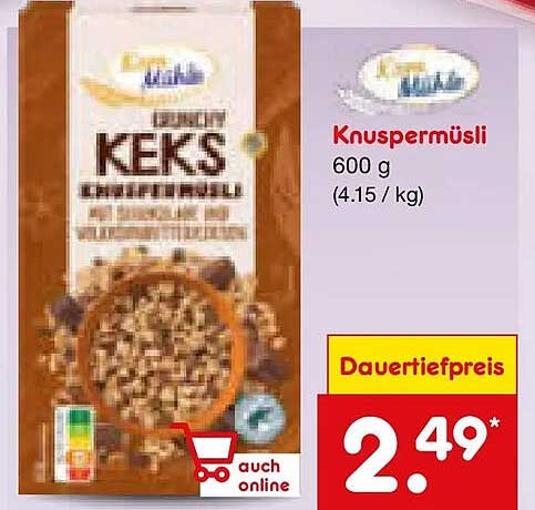 Knospermüsli 600 g (4.15 / kg)