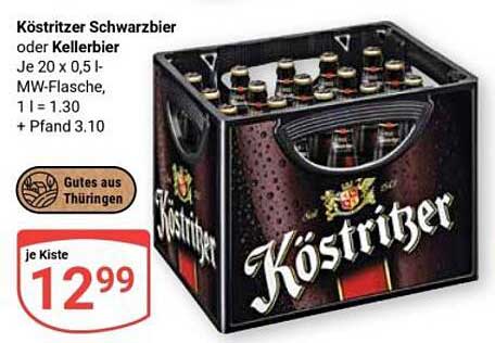 Köstritzer Schwarzbier oder Kellerbier