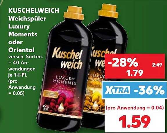 KUSCHELWEICH Weichspüler Luxury Moments oder Oriental