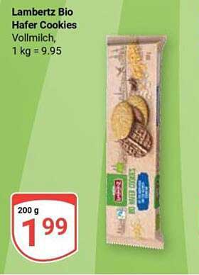 Lambertz Bio Hafer Cookies Vollmilch