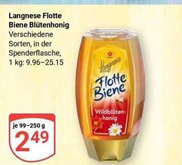 Langnese Flotte Biene Blütenhonig