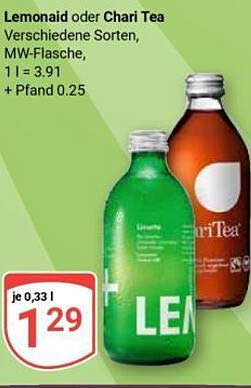 Lemonaid oder Chari Tea