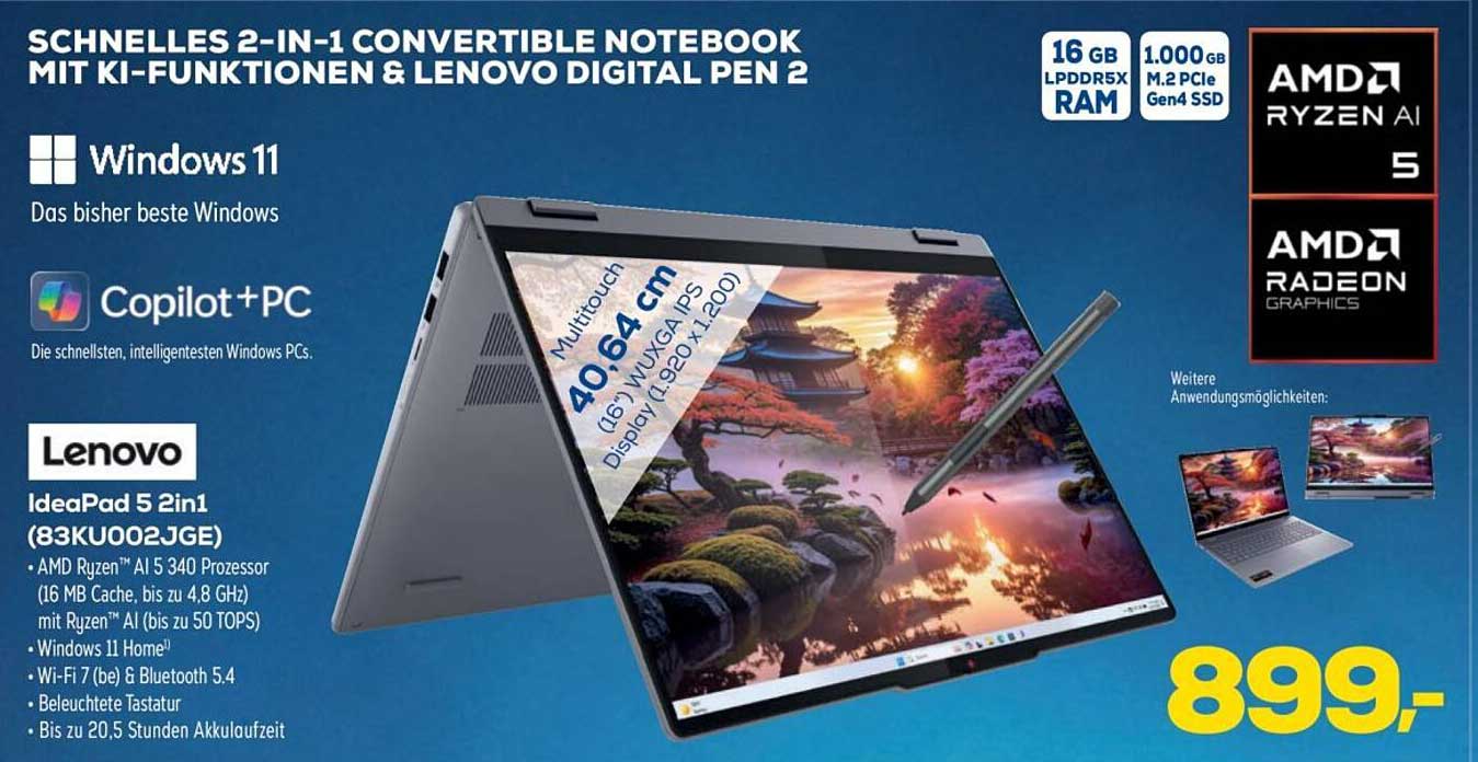 Lenovo IdeaPad 5 2in1 (83KU002JGE)