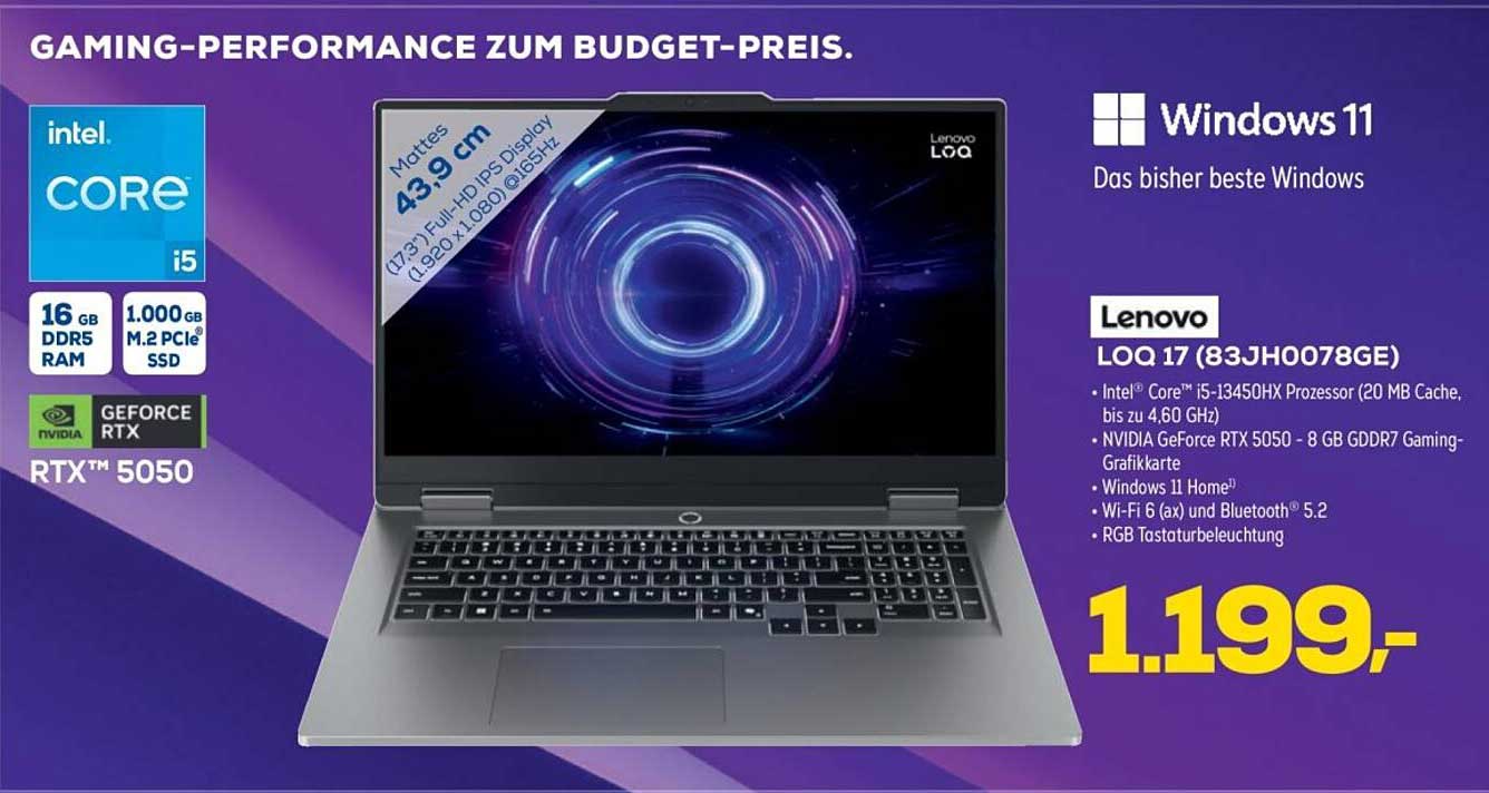 Lenovo LOQ 17 (83JH0078GE)