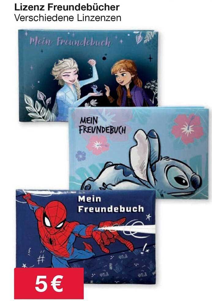 Lizenz Freundebücher Verschiedene Lizenzen