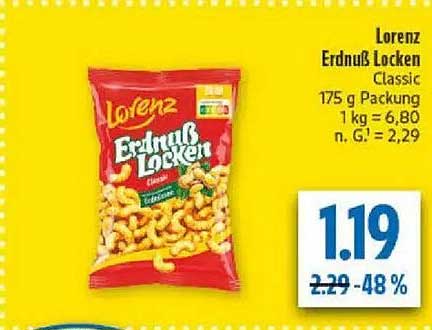 Lorenz Erdnuss Locken Classic