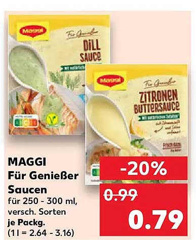 MAGGI Für Genießer Saucen