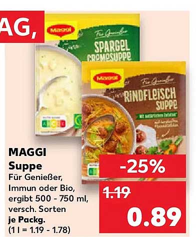 MAGGI Suppe