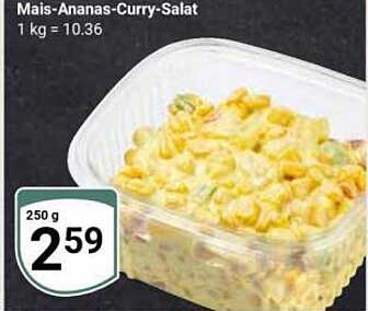 Mais-Ananas-Curry-Salat