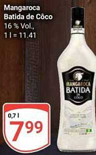 Mangaroca Batida de Côco 16 % Vol.