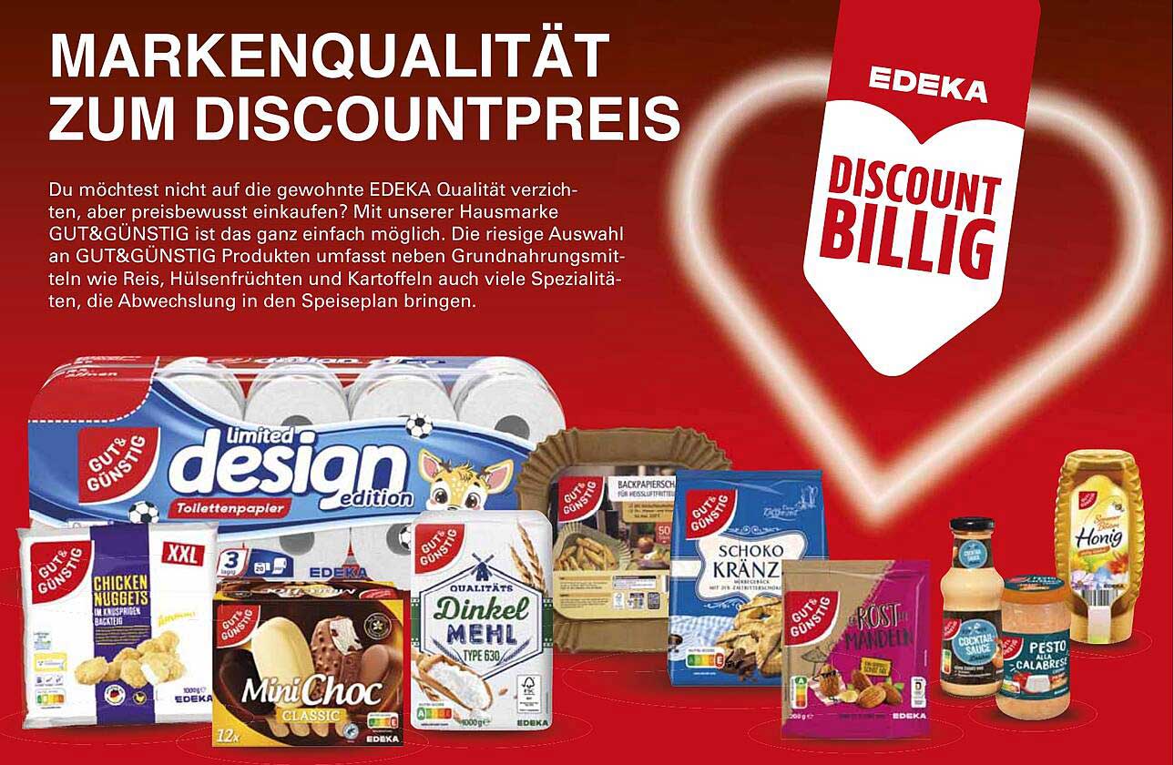 MARKENQUALITÄT ZUM DISCOUNTPREIS