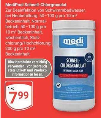 MediPool Schnell-Chlorgranulat