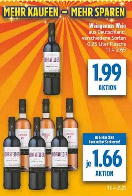 MEHR KAUFEN – MEHR SPAREN