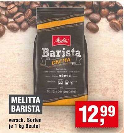 MELITTA BARISTA versch. Sorten je 1 kg Beutel