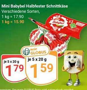 Mini Babybel Halbfester Schnittkäse Verschiedene Sorten, 1 kg = 17,90 1 kg = 15,90