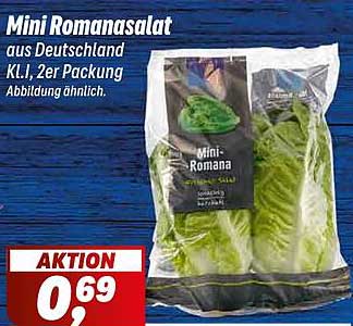 Mini Romasalat aus Deutschland Kl. I, 2er Packung