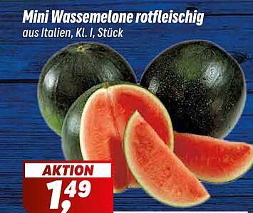 Mini Wassermelone rotfleischig