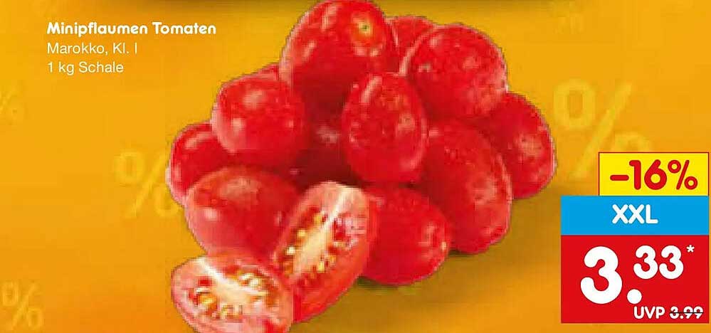 Minipflaumen Tomaten
