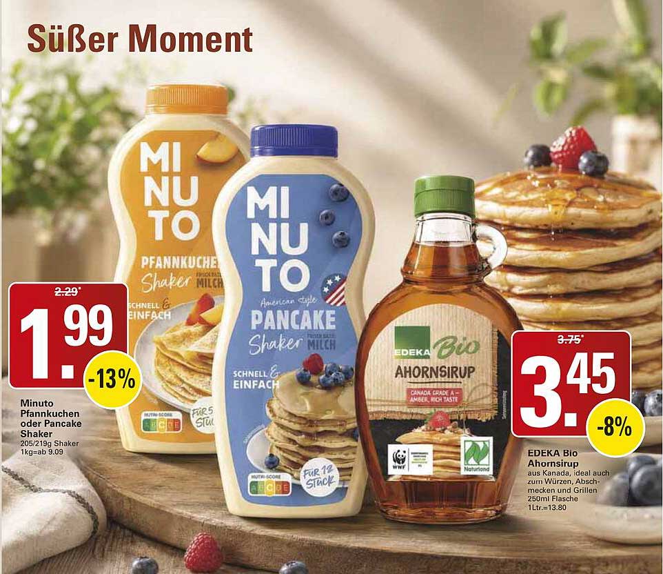 Minuto Pfannkuchen oder Pancake Shaker