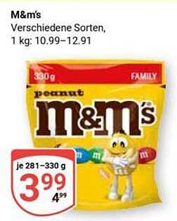 M&M’s Verschiedene Sorten, 1 kg: 10.99–12.91