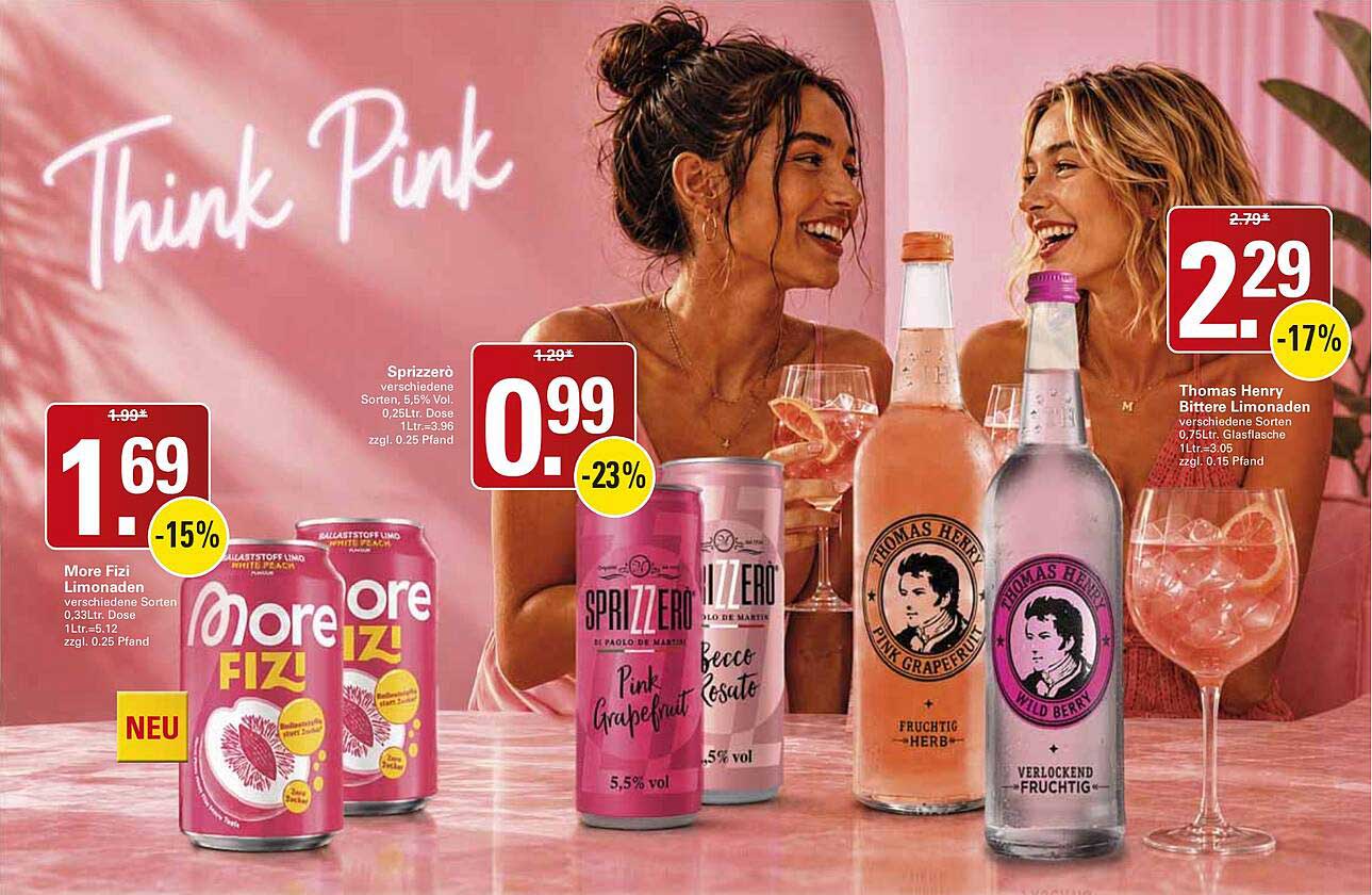 More Fizi Limonaden verschiedene Sorten