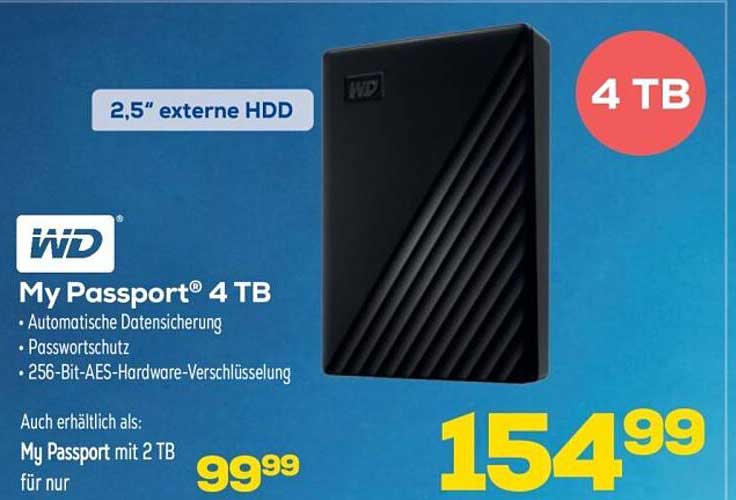 My Passport® 4 TB