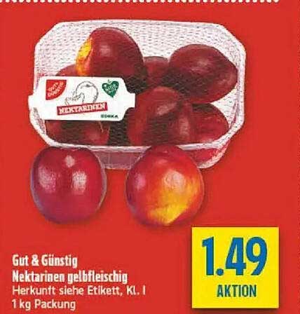 Nektarinen gelbfleischig