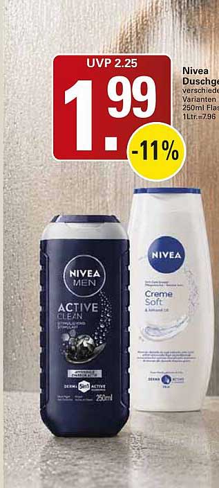 Nivea Duschgel verschiedene Varianten 250ml / 1Ltr.