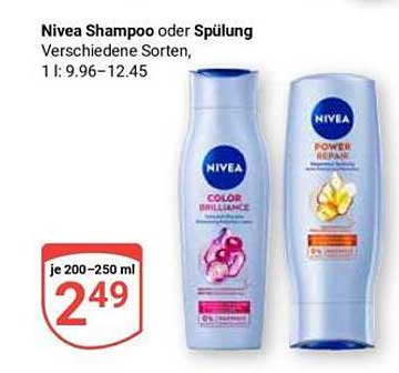 Nivea Shampoo oder Spülung Verschiedene Sorten, 1 l: 9,96–12,45