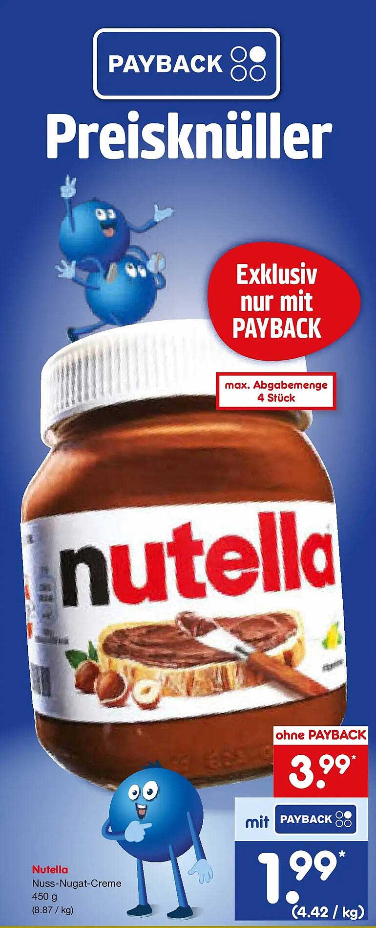 Nutella Nuss-Nugat-Creme 450 g