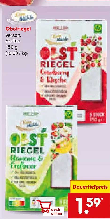 Obstriegel versch. Sorten 150 g