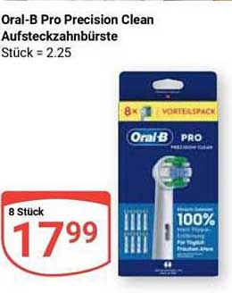 Oral-B Pro Precision Clean Aufsteckzahnbürste