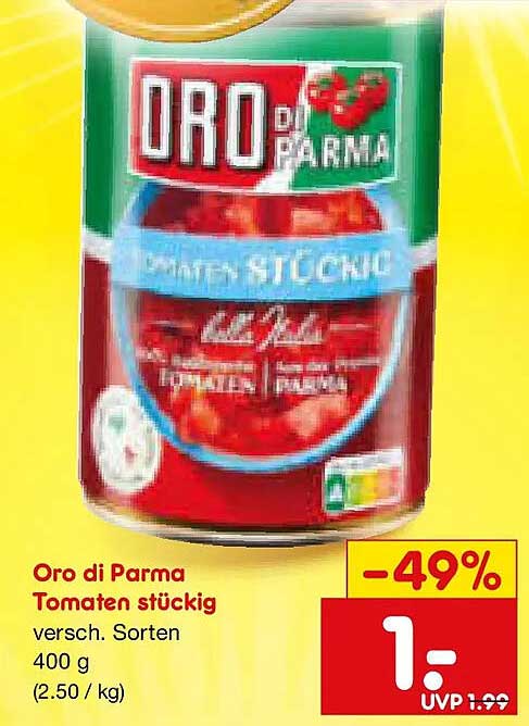Oro di Parma Tomaten stückig versch. Sorten 400 g