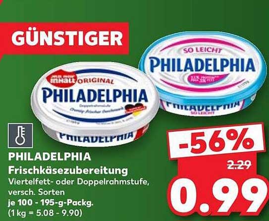 PHILADELPHIA Frischkäsezubereitung