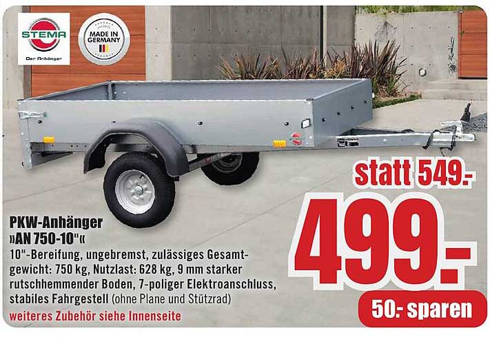 PKW-Anhänger »AN 750-10«