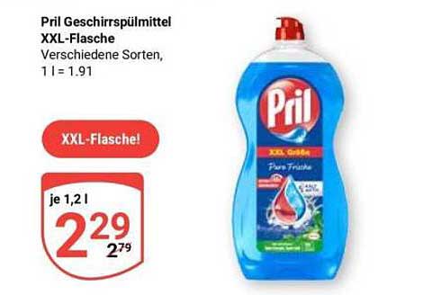 Pril Geschirrspülmittel XXL-Flasche