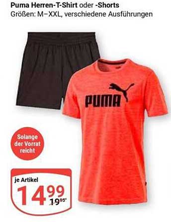 Puma Herren-T-Shirt oder -Shorts