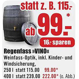 Regenfass »VINO«