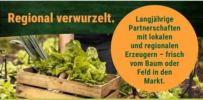 Regional verwurzelt.
