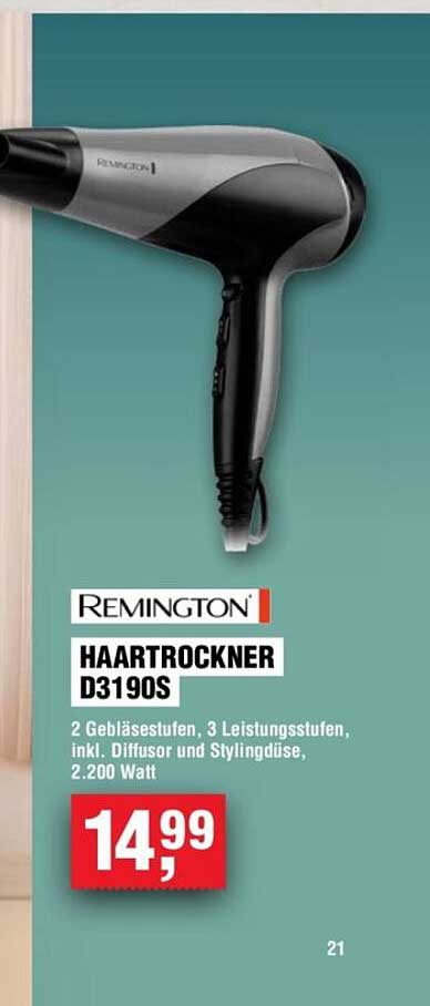 REMINGTON HAARTROCKNER D3190S