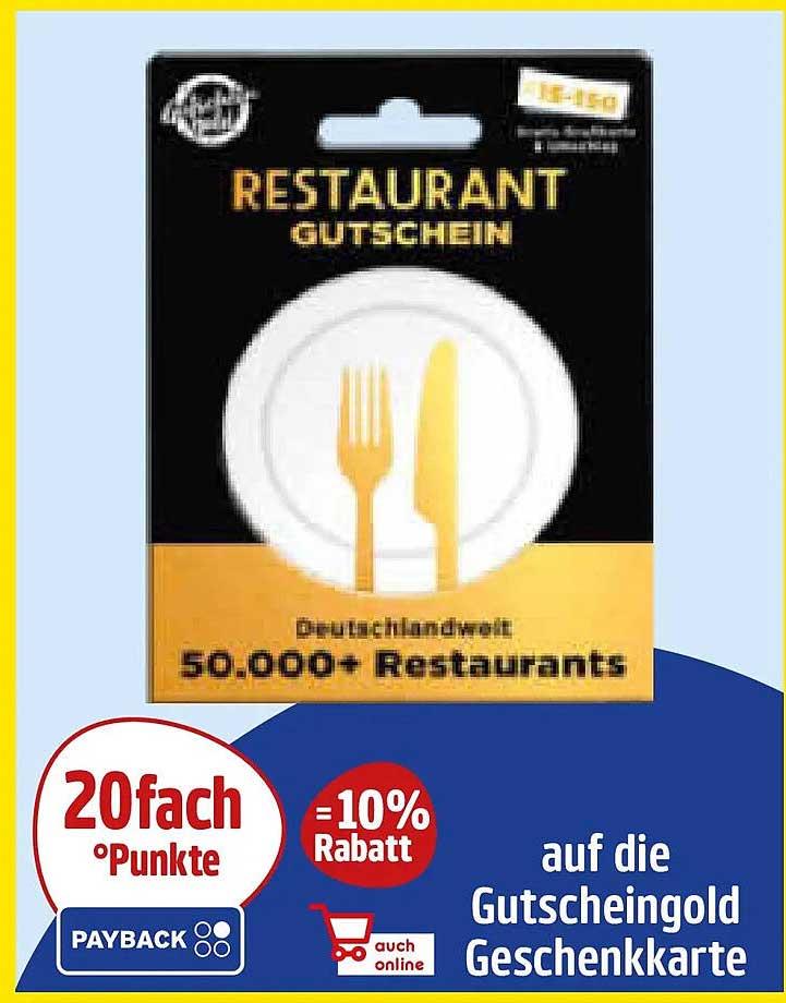 Restaurant Gutschein