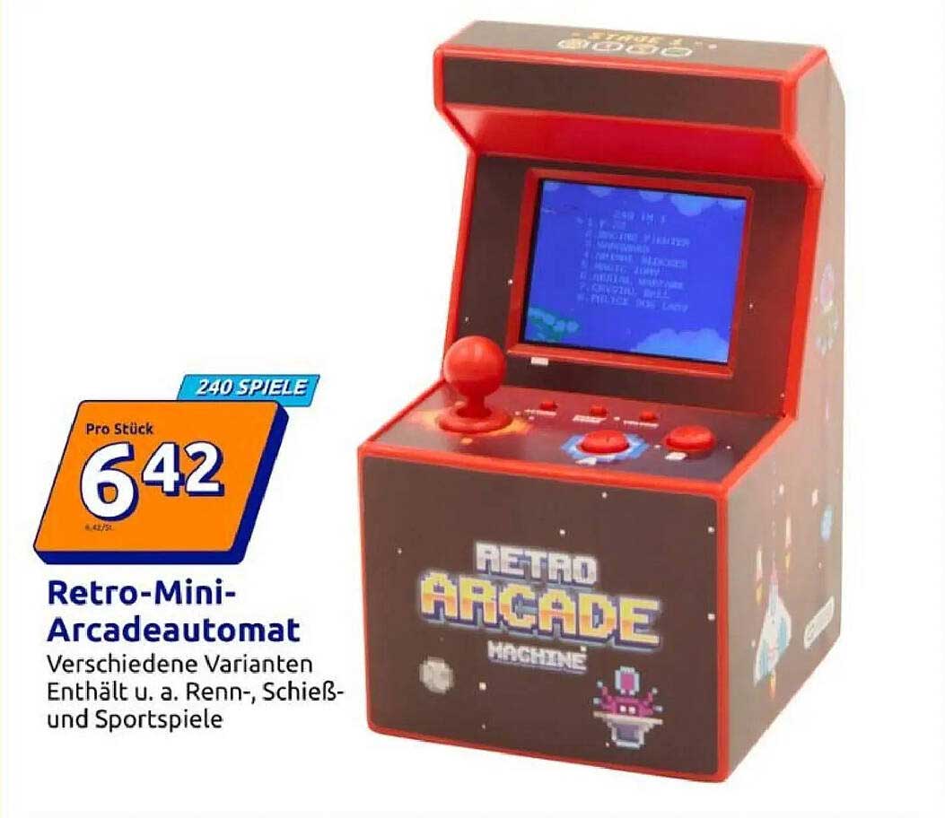 Retro-Mini-Arcadeautomat