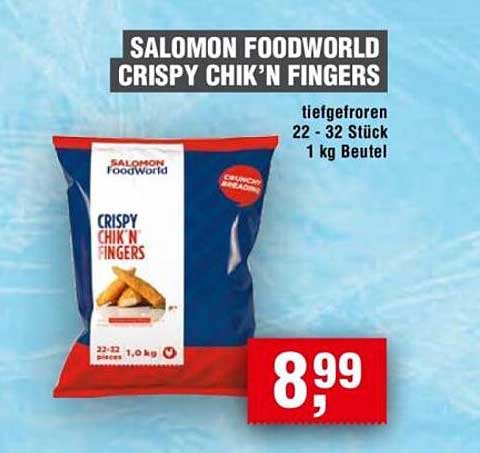SALOMON FOODWORLD CRISPY CHIK’N FINGERS