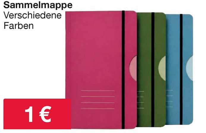 Sammelmappe Verschiedene Farben