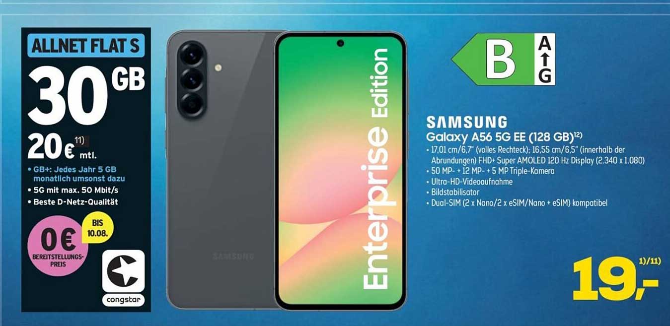 SAMSUNG Galaxy A56 5G EE (128 GB)