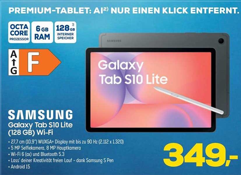SAMSUNG Galaxy Tab S10 Lite (128 GB) Wi‑Fi